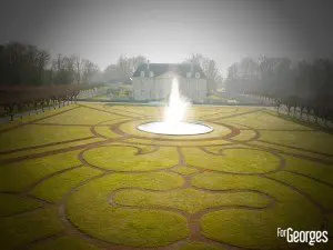Laurent-Perrier Champagne - Chateau de Louvois jardin le Notre - ForGeorges