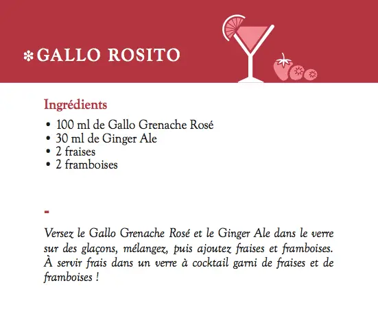 Galo family cocktail Galo family cocktail