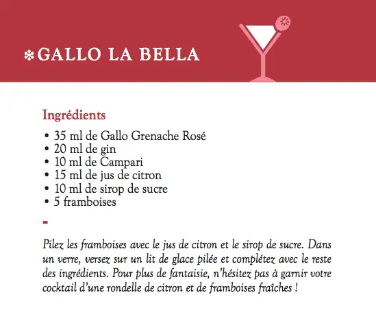 Galo Family Cocktail Galo Family Cocktail