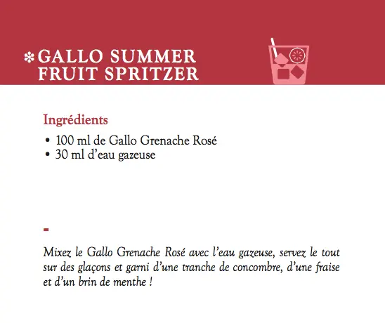 Galo Family cocktail Galo Family cocktail