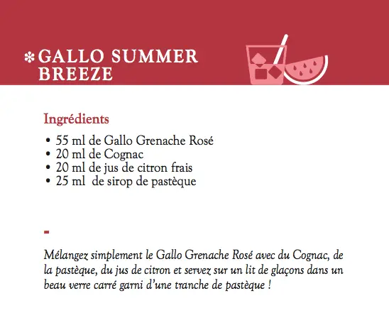 Galo Family cocktail Galo Family cocktail