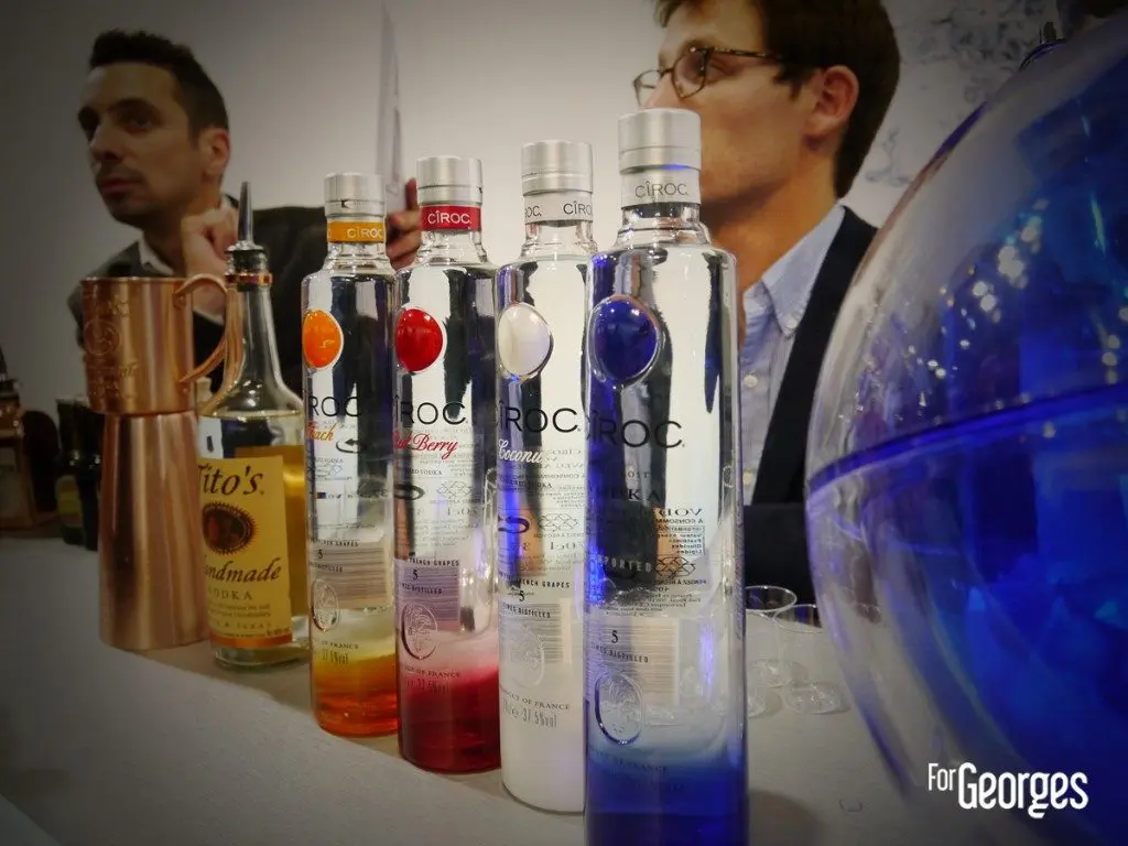 Cocktails spirits Paris Ciroc Vodka