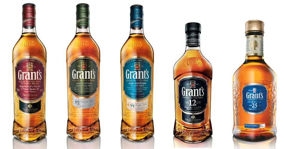 gamme whisky grant's