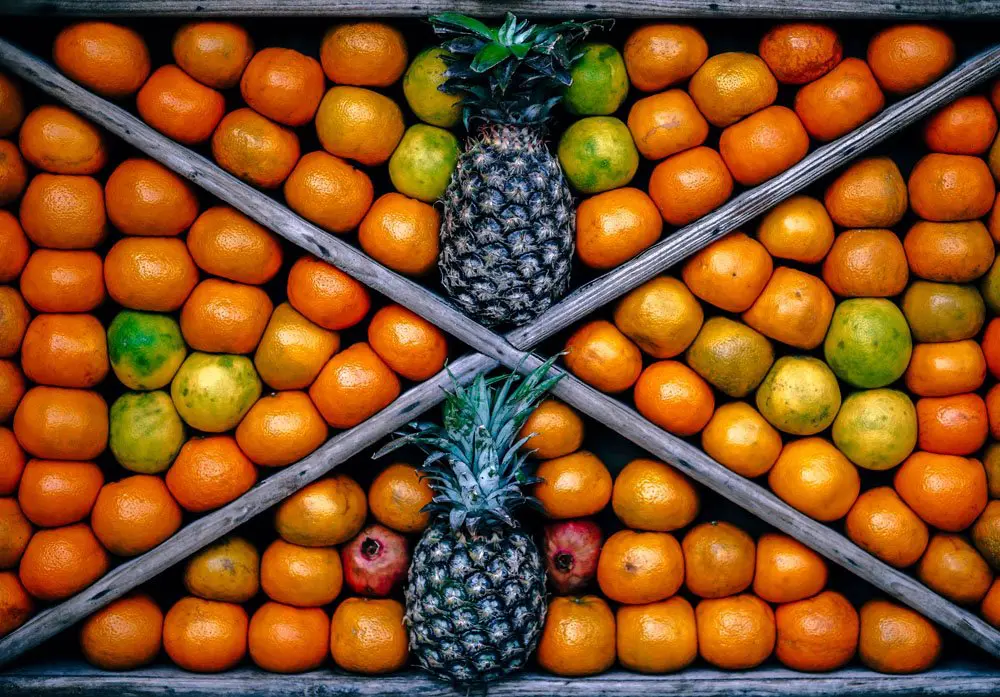 fruits dans les cocktails