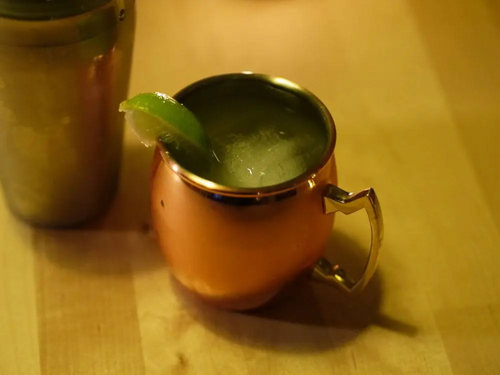 Moscow mule avec Ginger Beer maison
