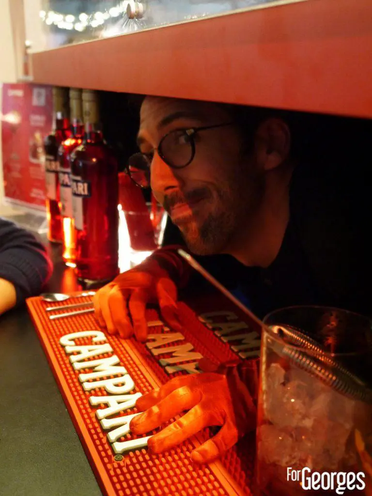 Campari bar à cocktail street Paris