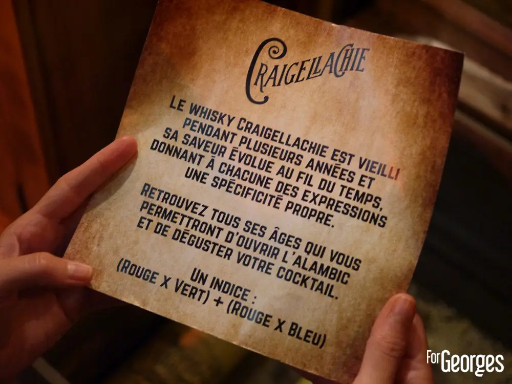 Escape Game Aberfeldy - Whisky Live Paris