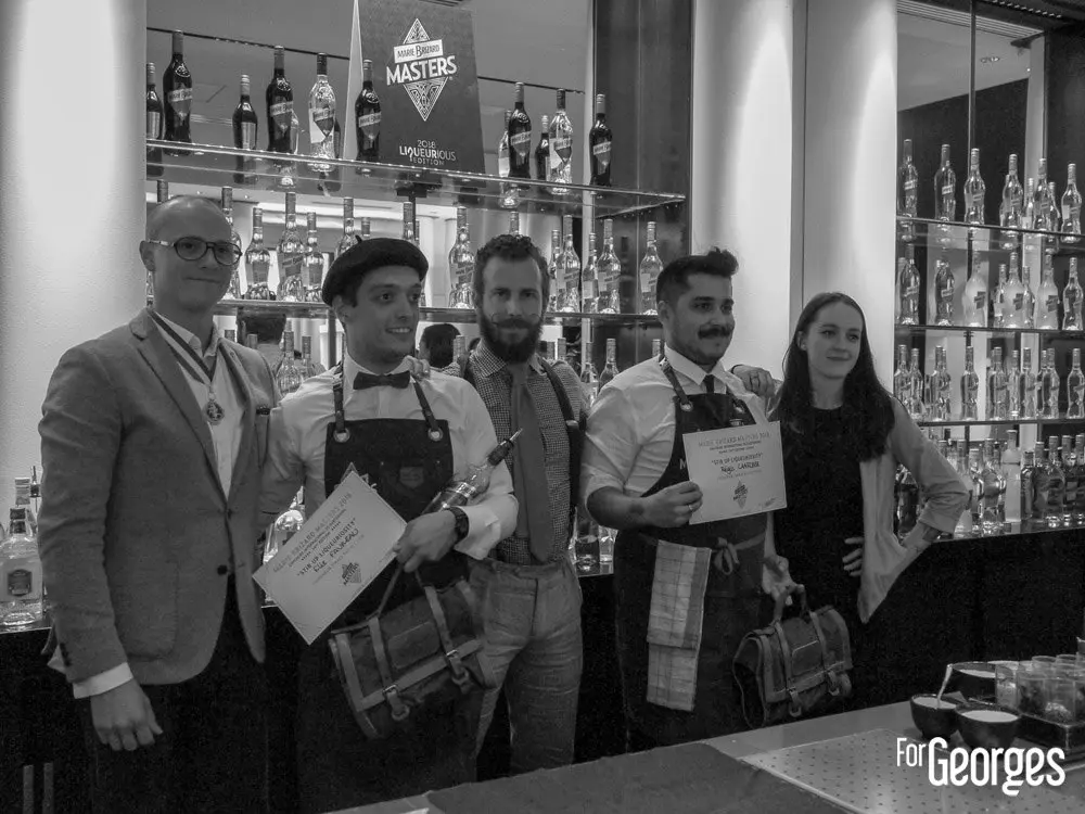 Les gagnants avec les membres du jury - Marie Brizard Masters 2018