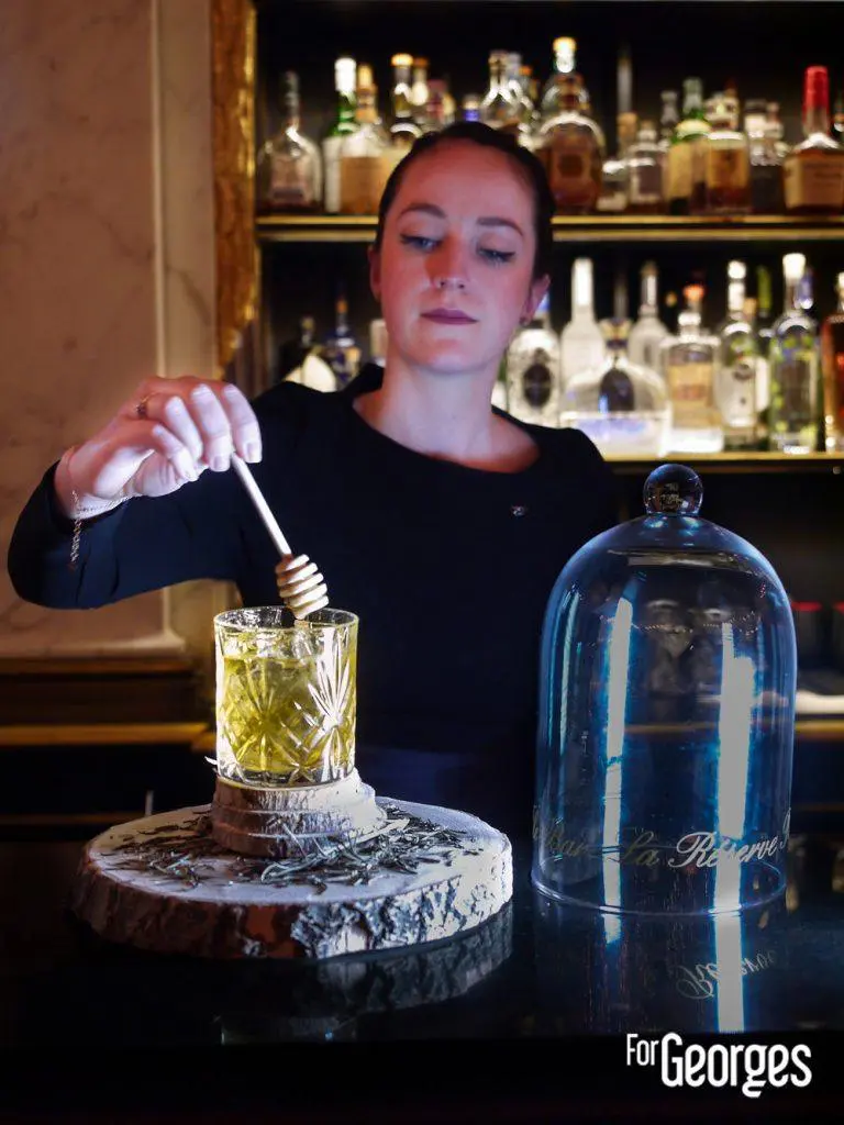 Cocktail Honey king Bar La Réserve palace Paris
