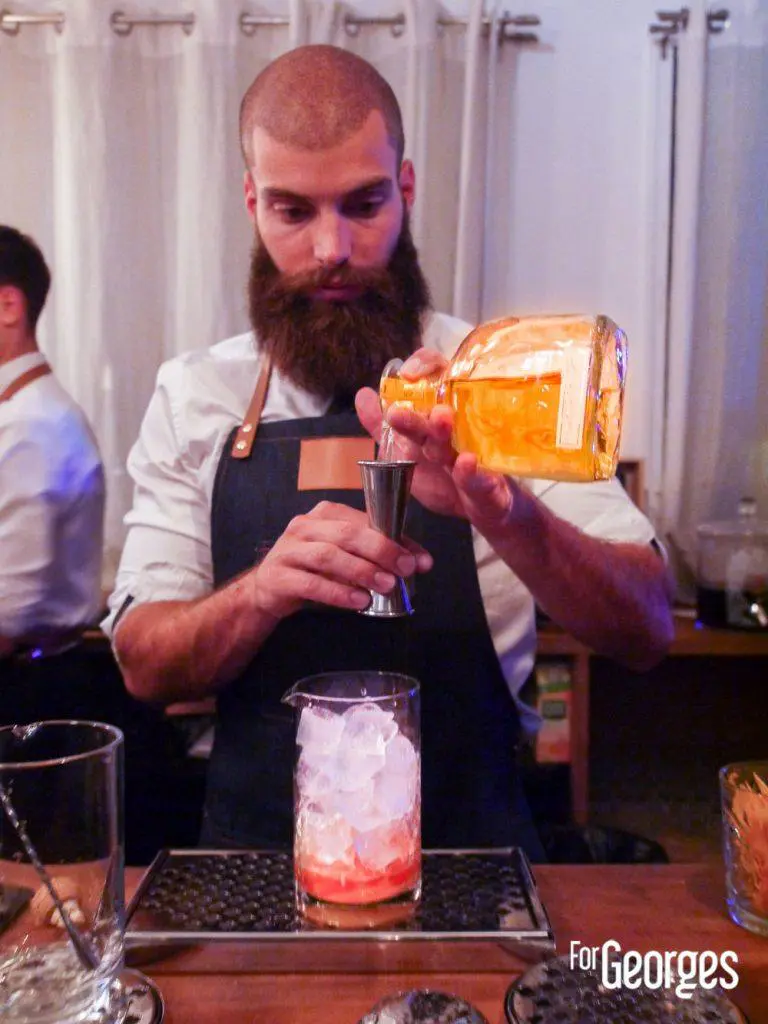 Old fashioned Tequila cocktail