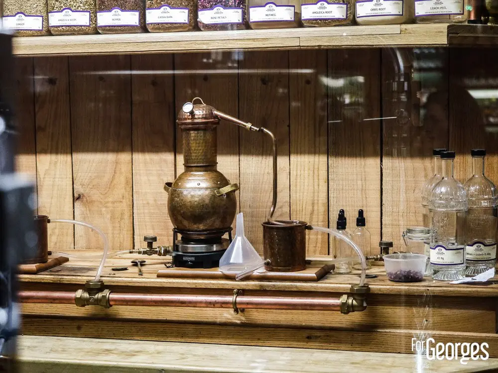 Gin expérience City of London distillery