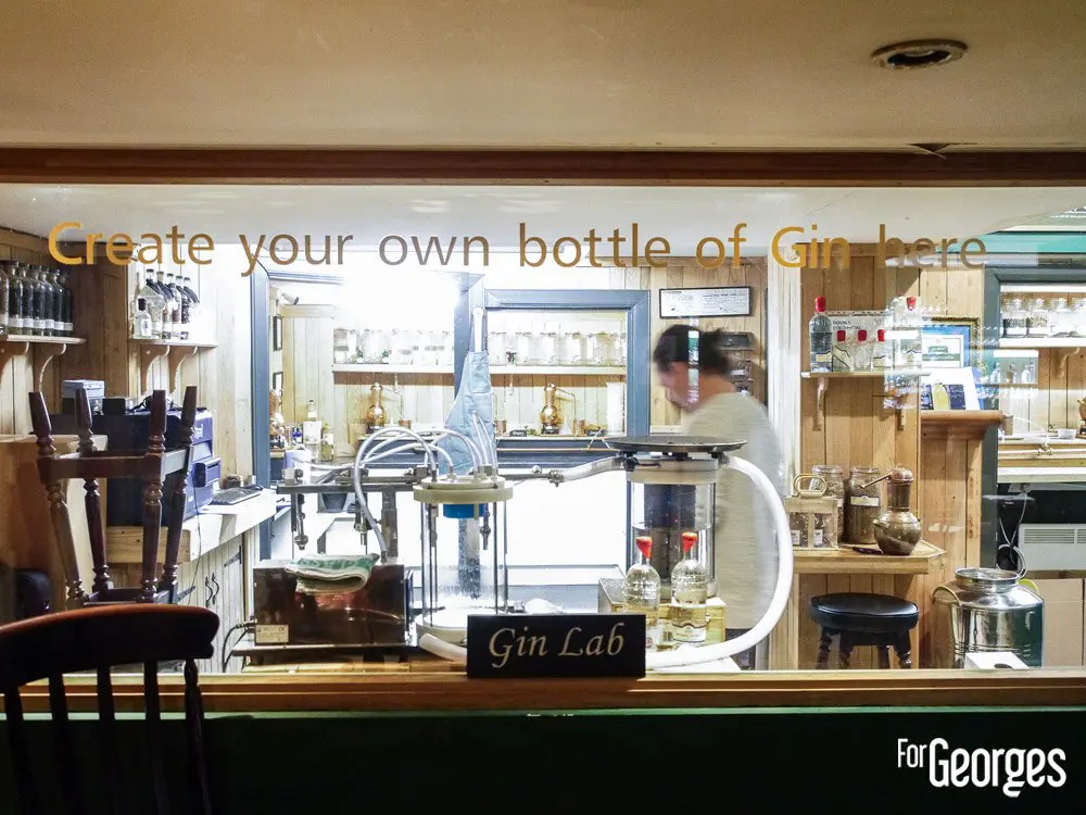 Gin expérience City of London distillery