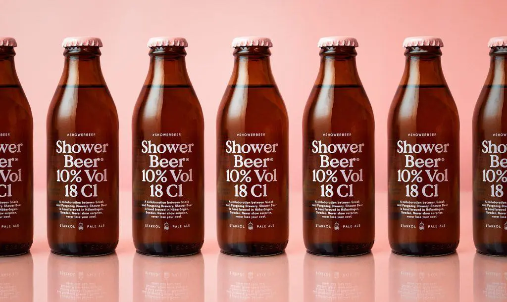 Shower beer, une bière à boire sous la douche