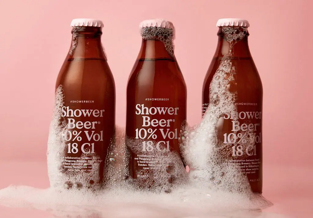 Shower beer, une bière à boire sous la douche