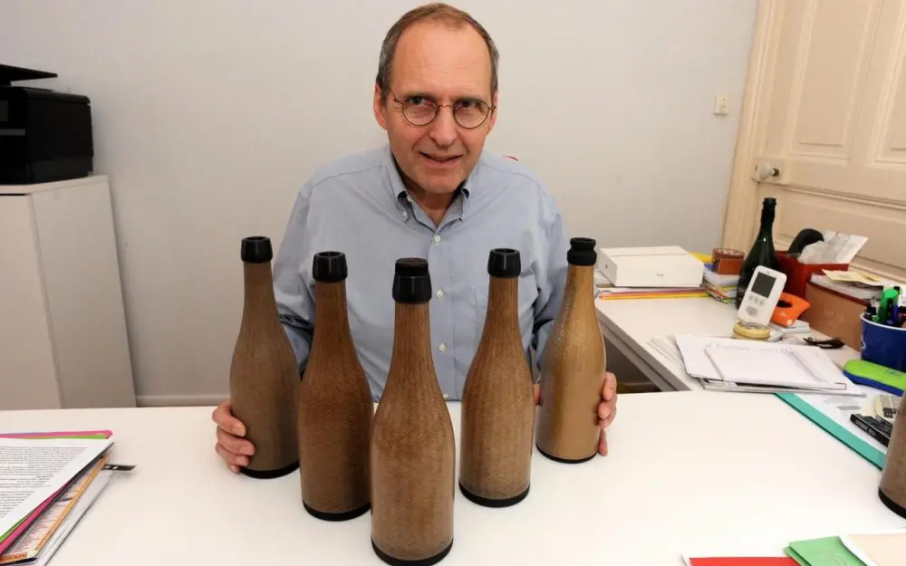 bouteille de vin écologique