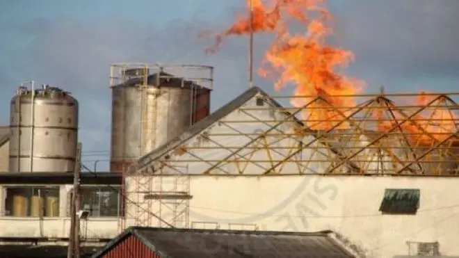 incendie Mount Gay distillerie