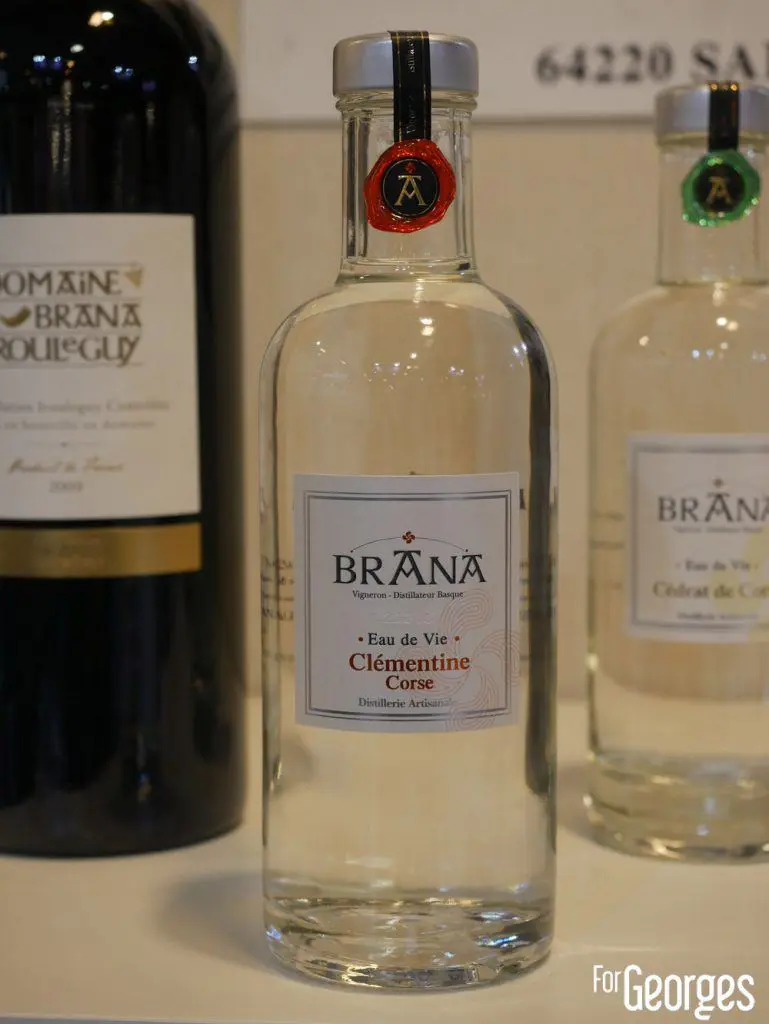 Eau de vie de clémentine bio Maison Brana