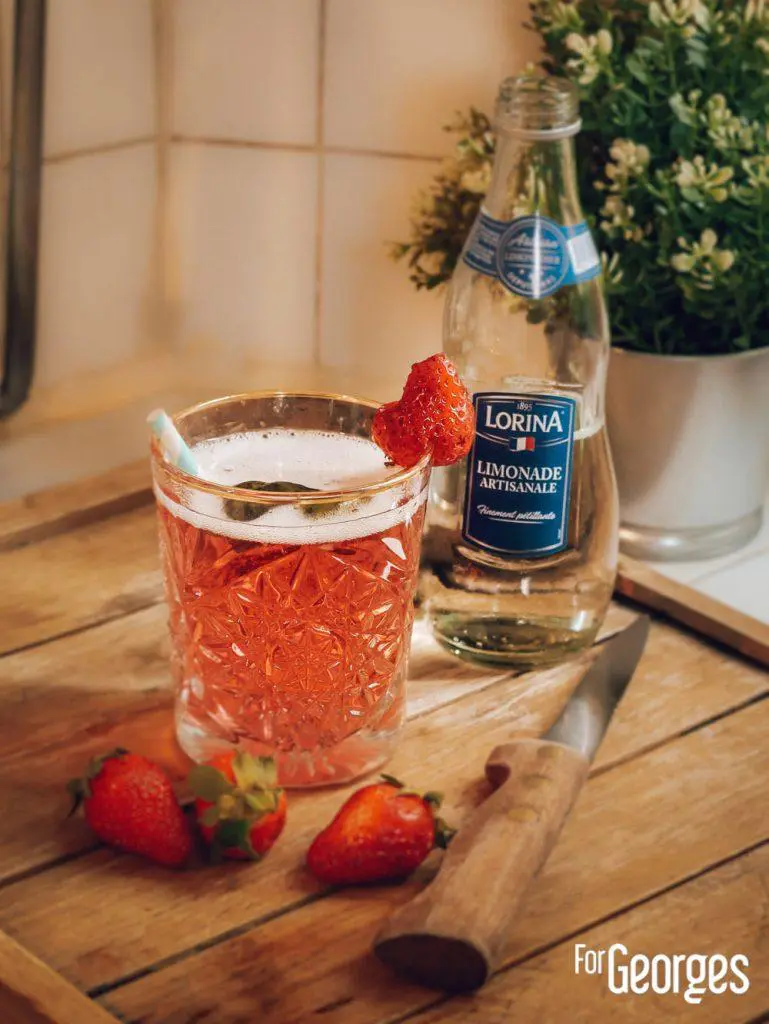Cocktail à la limonade et au Gin