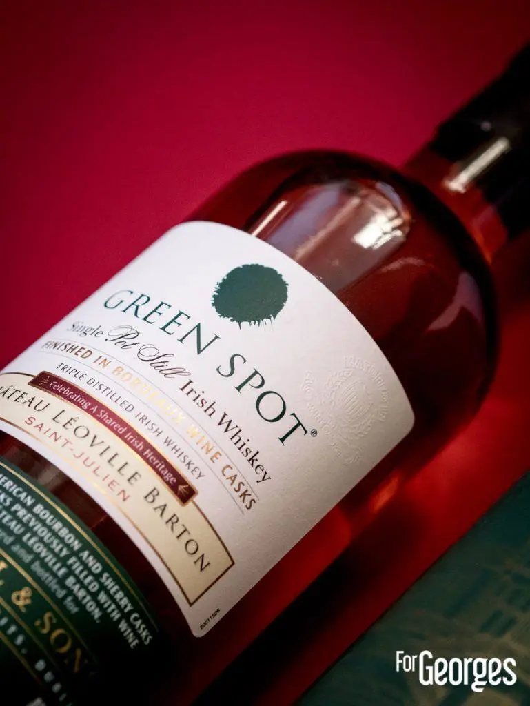Green Spot Leoville Barton focus étiquette