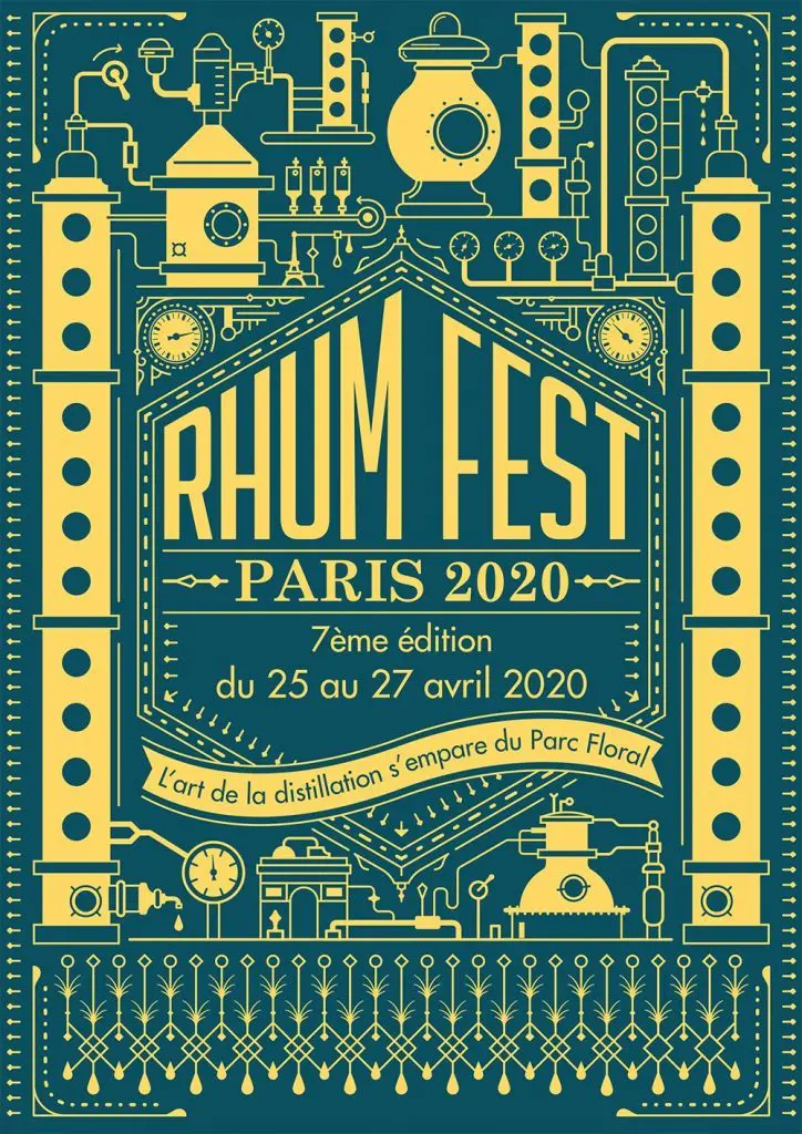 Affiche Rhum Fest Paris 2020