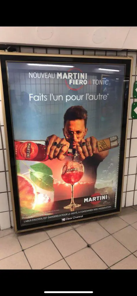 Publicité Martini france