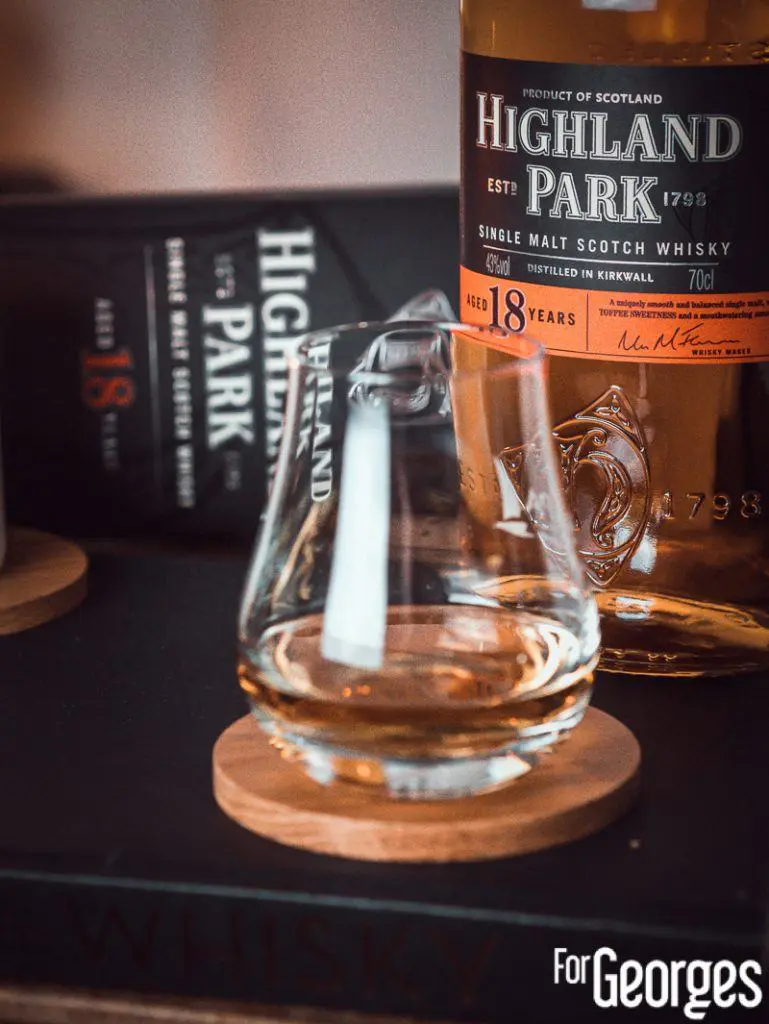 Bouteille Highland Park 18 ans dégustation