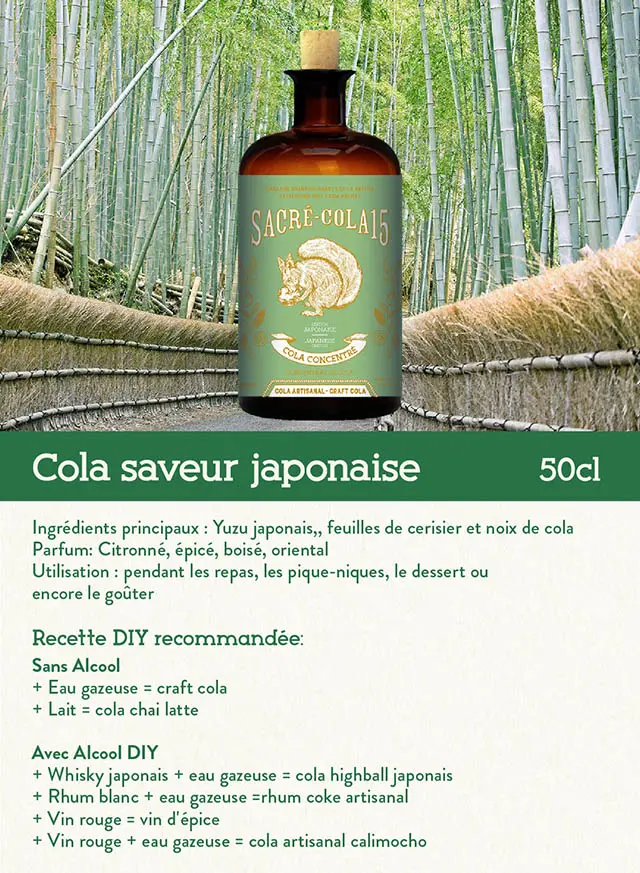 Sacré-Cola15 saveur japonaise