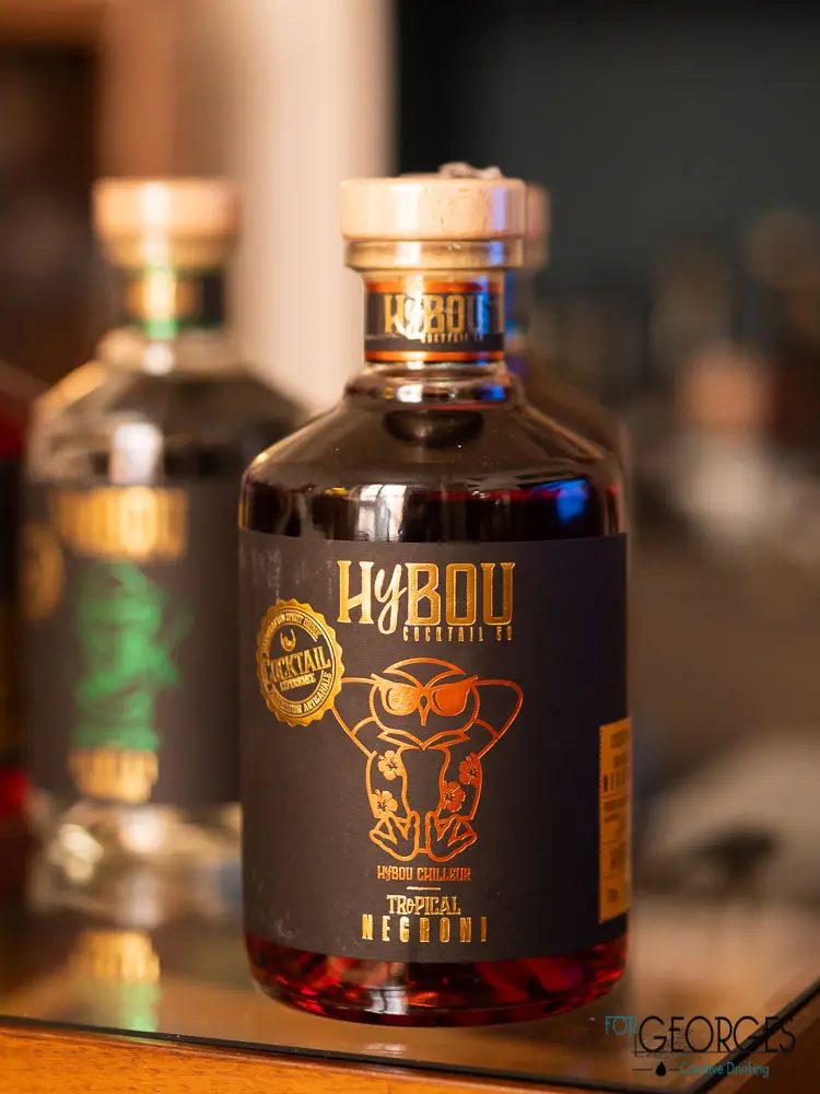 Tripical Negroni HyBOU cocktail ready to drink par Dugas