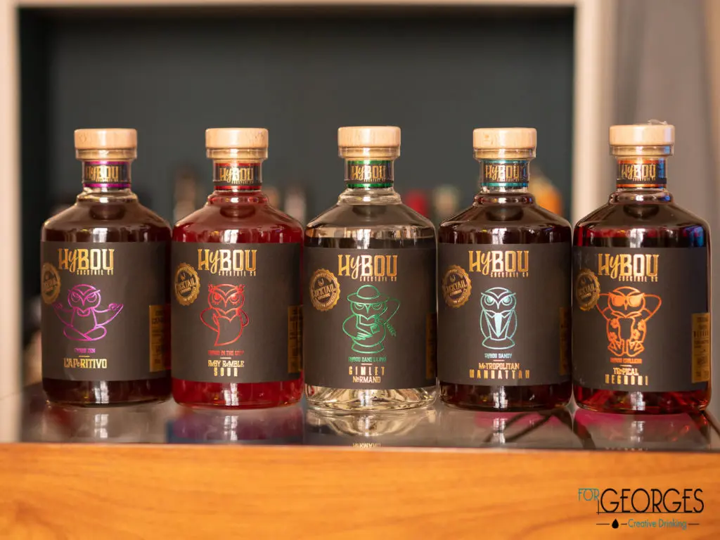 Collection HyBOU cocktail ready to drink par Dugas