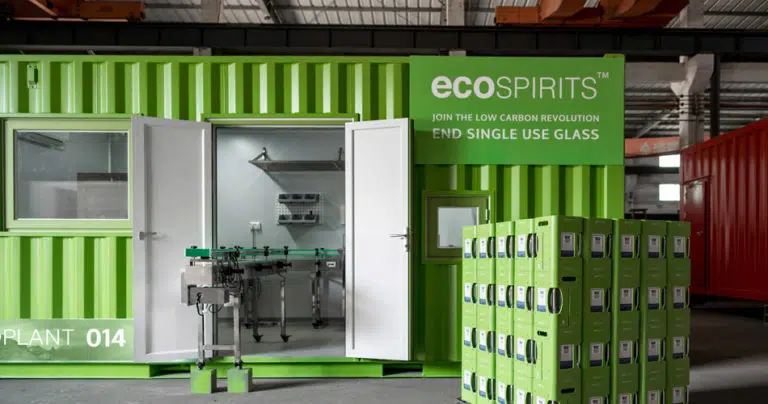Demain, la fin des bouteilles en verre dans le CHR avec ecoSPIRITS ? EcoSpirits ja fin des bouteilles dans les bars