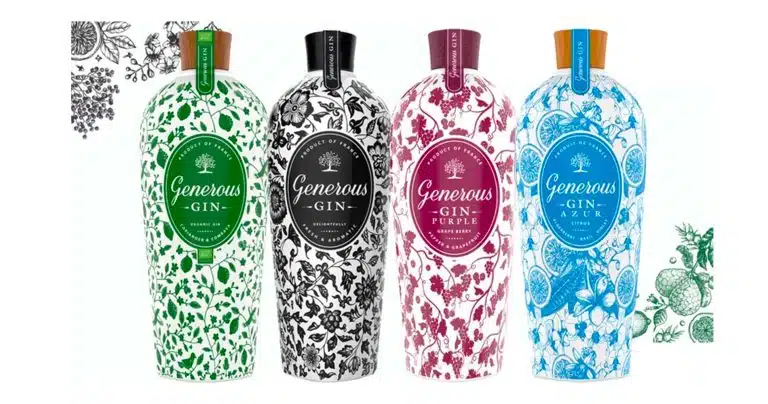 Gin Generous passe sous pavillon Bardinet La Martiniquaise Generous Gin