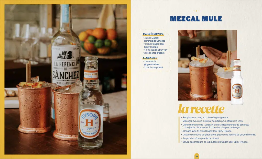 Extrait du carnet de cocktails Hysope
