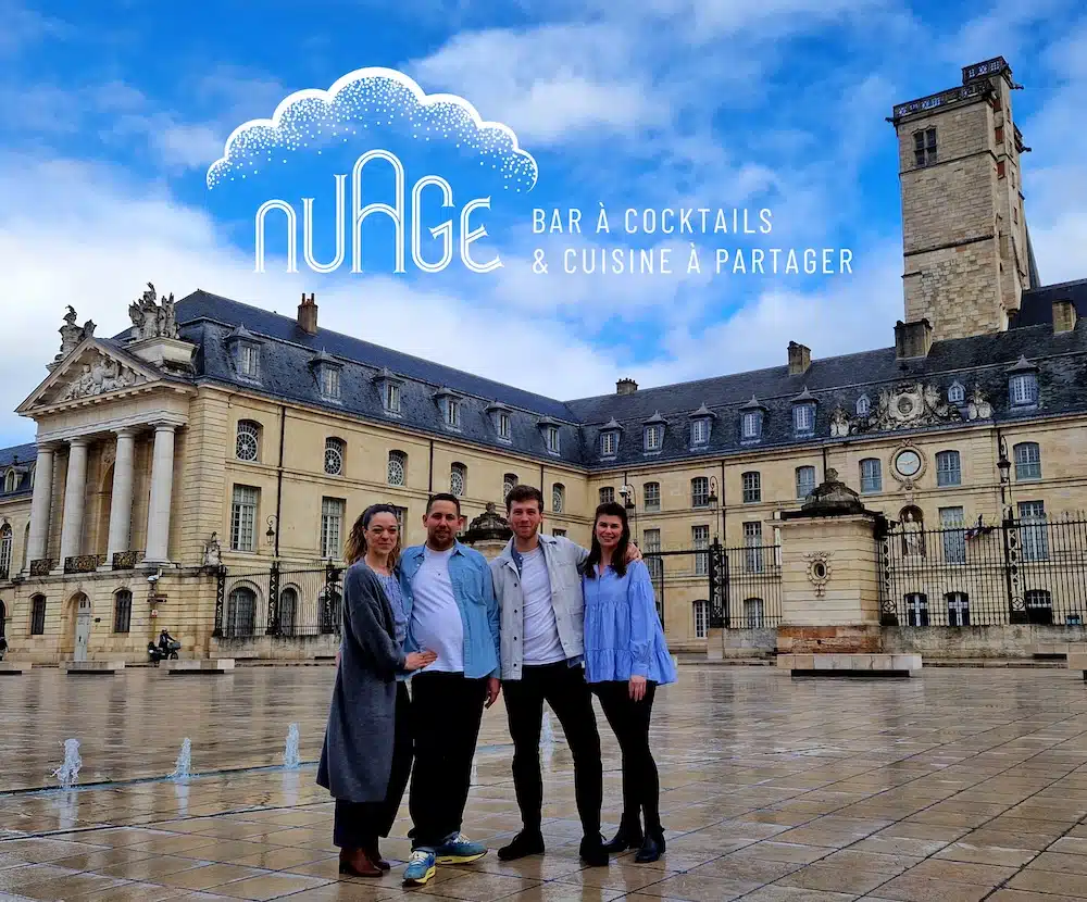 Les 4 associés de Nuage - bar à cocktails Dijon